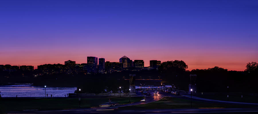 Skyline Photograph - City At The Edge Of Night by Metro DC Photography