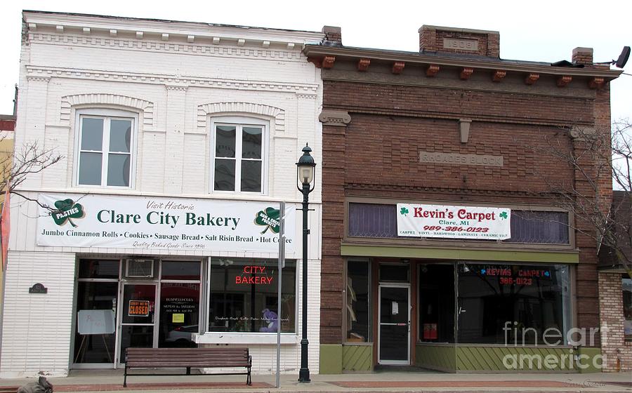 City Bakery in Clare Michigan Photograph by Terri Gostola