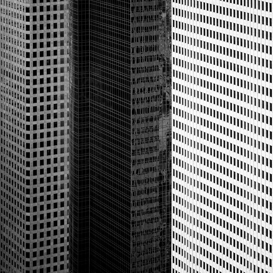 Houston Photograph - City Blocks by Dave Bowman