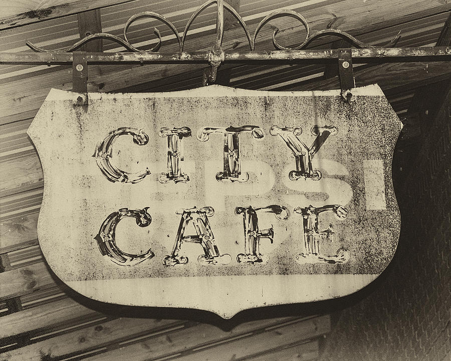 City Cafe Photograph by Martin Naugher