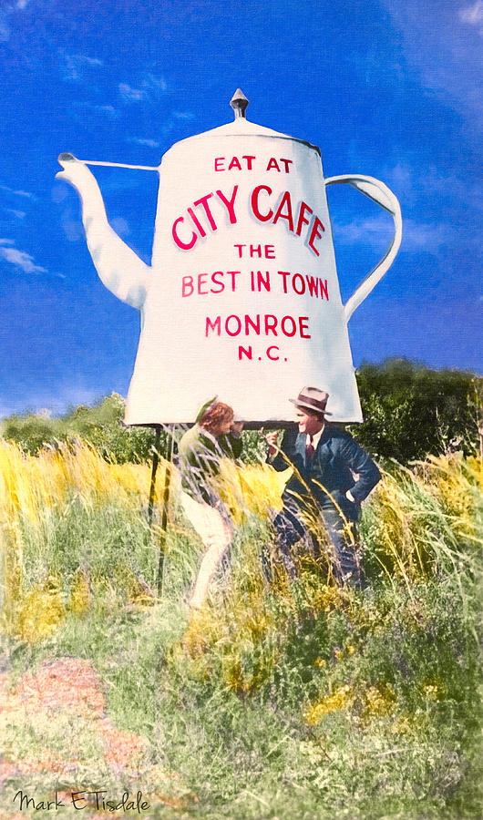 City Cafe - Nostalgic Monroe North Carolina Photograph by Mark Tisdale