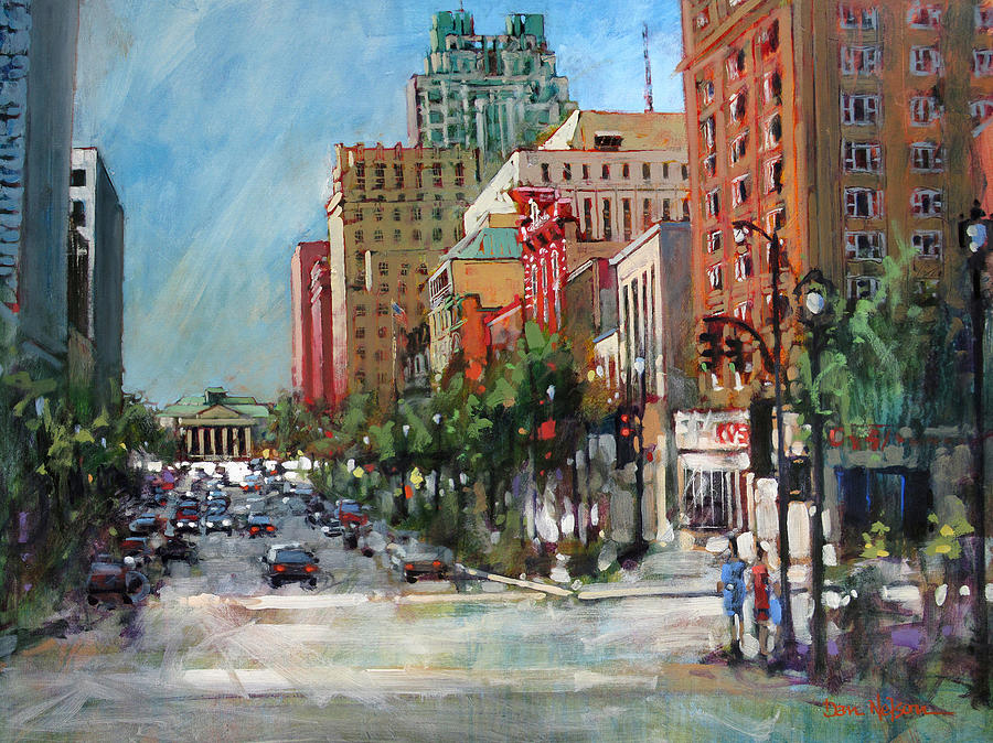 City Color Painting by Dan Nelson