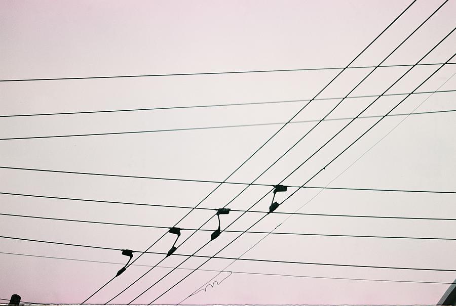 Music Photograph - City Electricity Wires Crossing by @ Bing Yan
