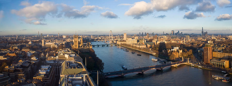 City From Millbank Tower, Millbank Photograph by Panoramic Images