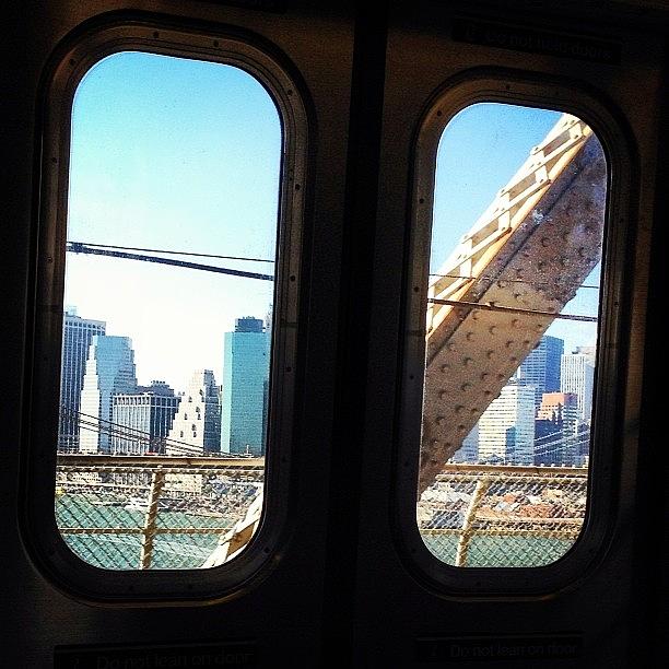 Architecture Photograph - City From The Subway. #nyc #sky by J Amadei