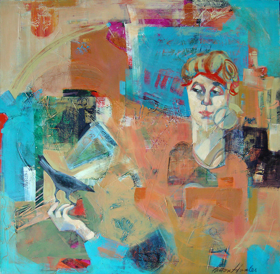Abstract Painting - City Girl by Patton Hunter Abstract Painting - City Girl by Patton Hunter
