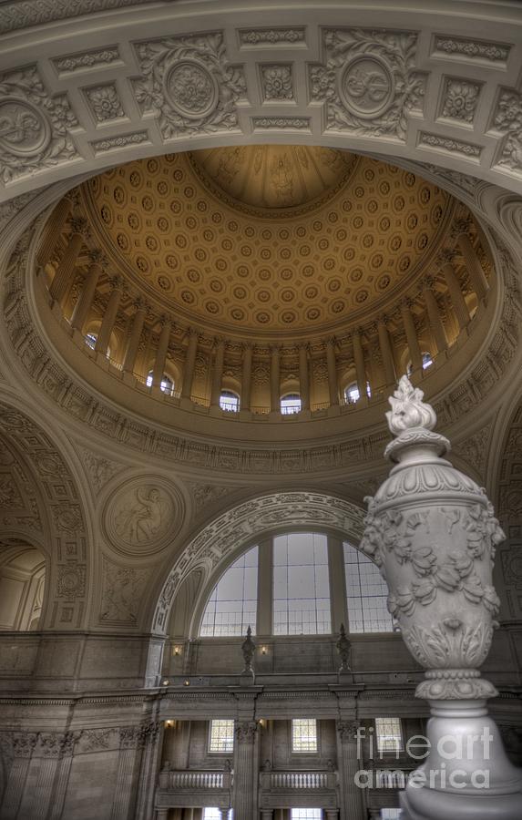 City Hall Dome Photograph by David Bearden Fine Art America