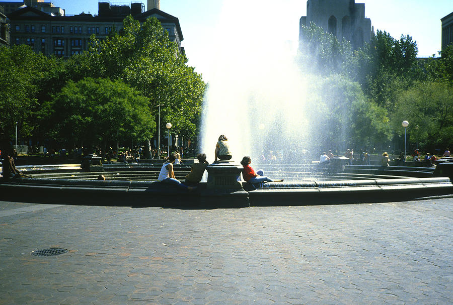 City Hall Park NYC 1984 Photograph by Gordon James