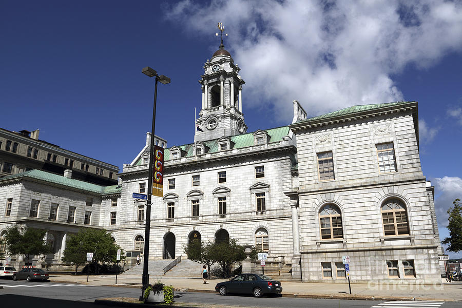 City Hall Portland Maine Photograph by John Van Decker - Fine Art America