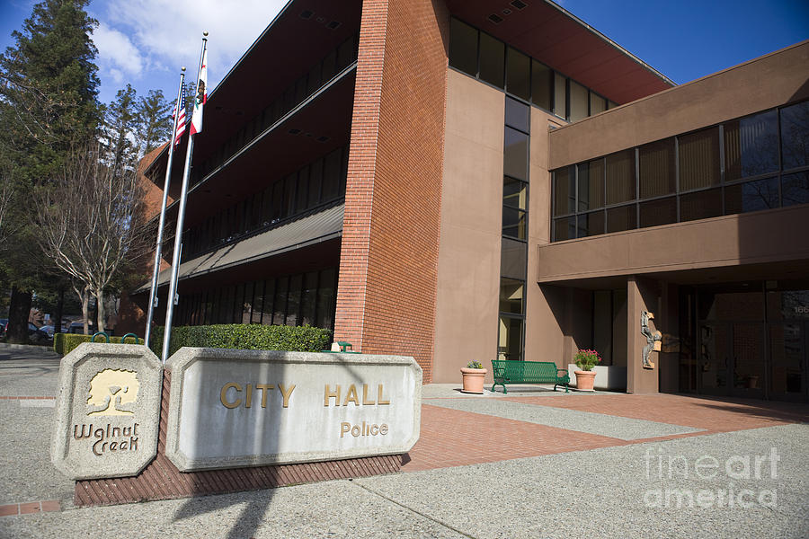 City Hall Walnut Creek California Photograph by Jason O Watson