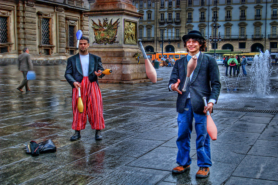 Rush Hour Movie Photograph - City Jugglers by New York
