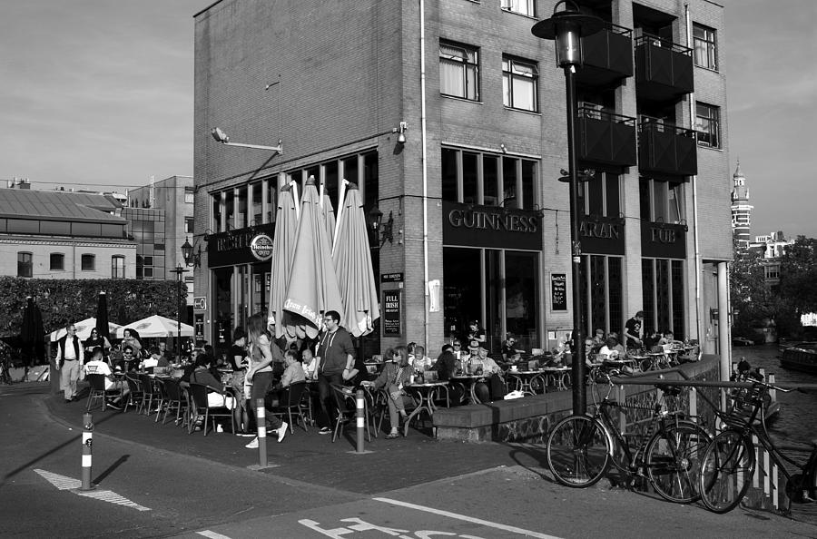 City Life In Amsterdam Photograph by Aidan Moran