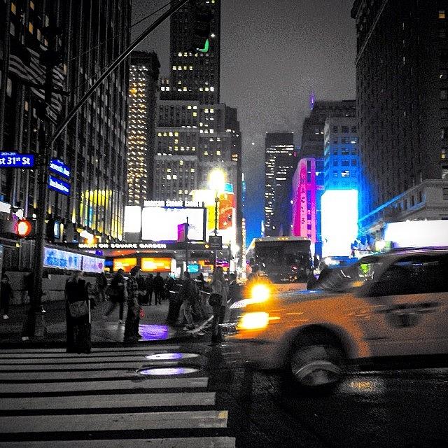 New York City Photograph - City Life #nyc #instagood #iphone by Ron Garcia