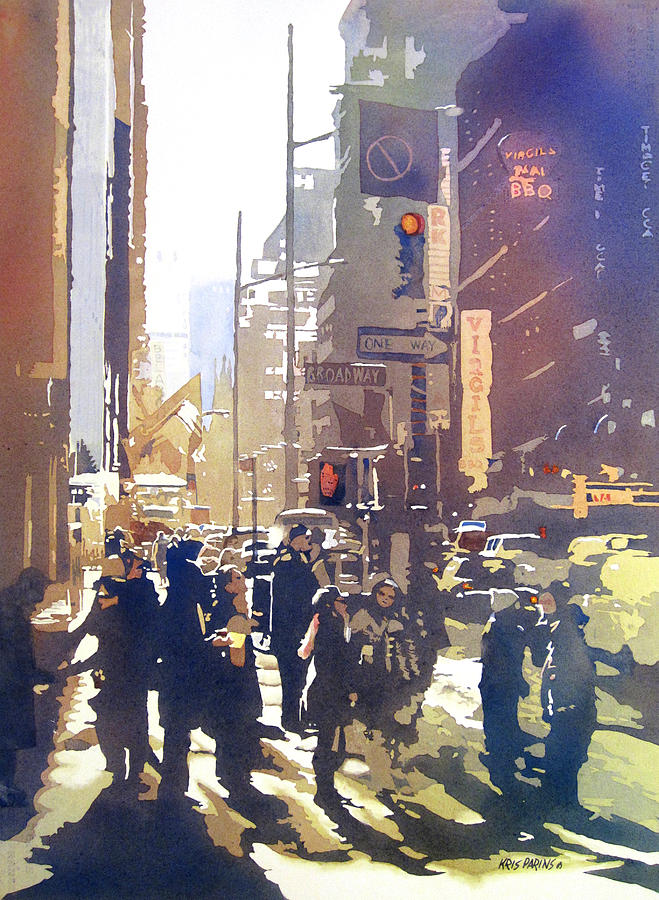 City Light Painting by Kris Parins