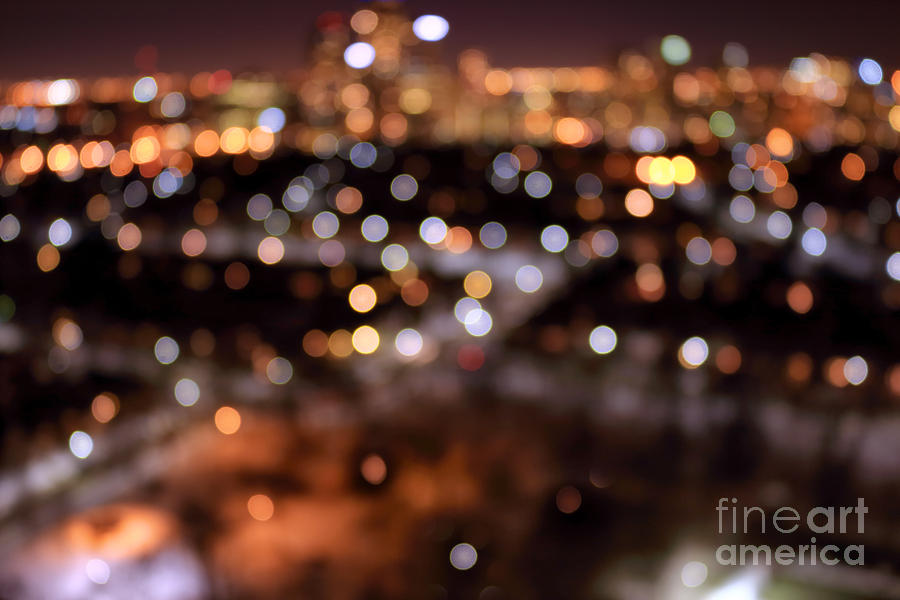 City Lights Photograph by Charline Xia