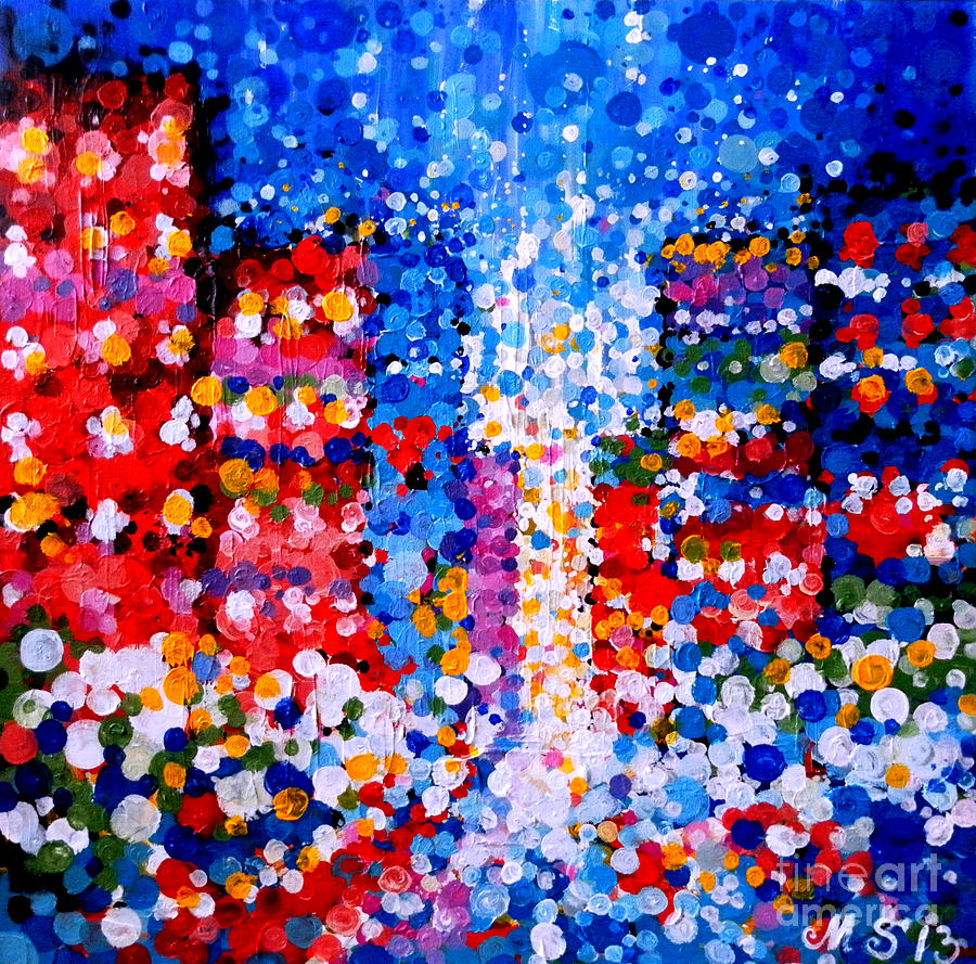 City Lights Painting by Marina Joy - Fine Art America