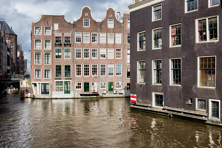 City of Amsterdam Canal Houses Photograph by Artur Bogacki