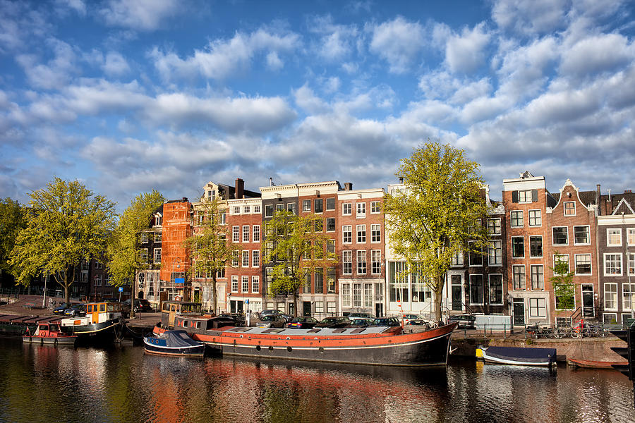 City of Amsterdam in Netherlands Photograph by Artur Bogacki