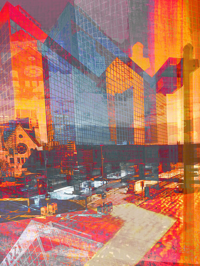 City of Color Digital Art by Susan Stone