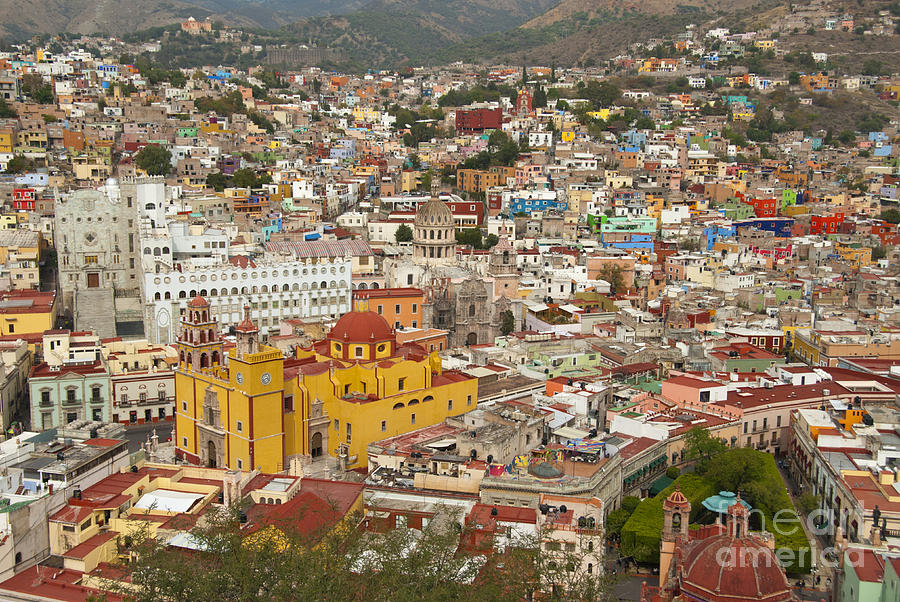 City Of Guanajuato From Pipila Photograph by Richard & Ellen Thane