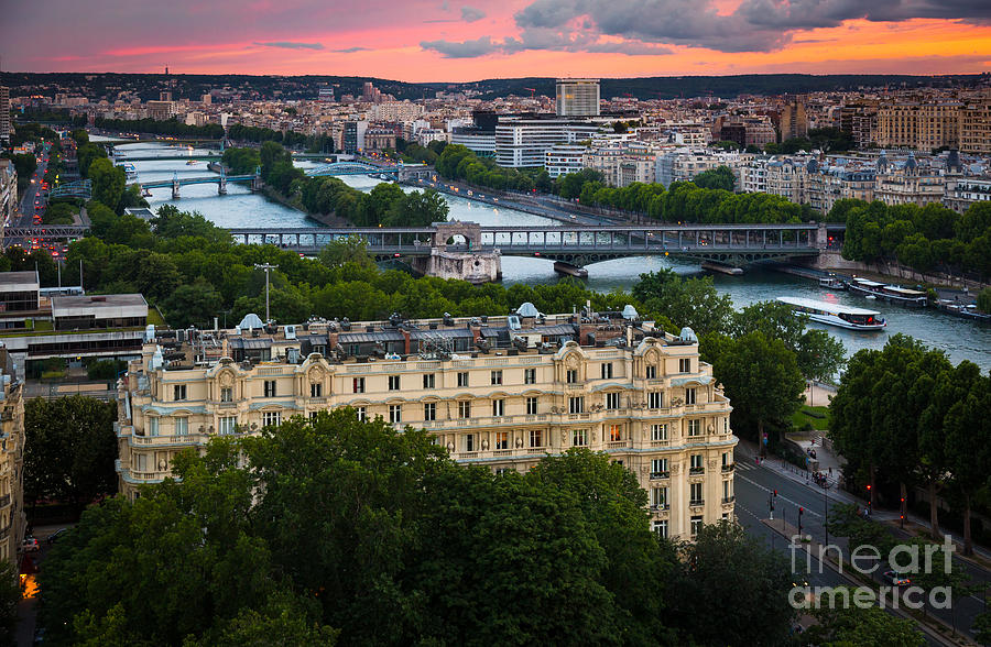 Paris Photograph - City of Light by Inge Johnsson