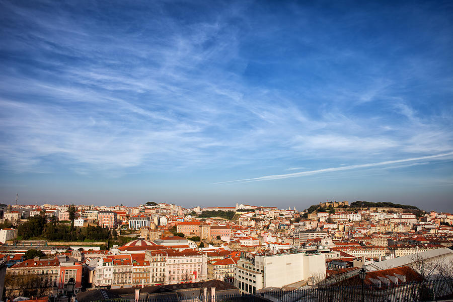 City of Lisbon at Sunset Photograph by Artur Bogacki