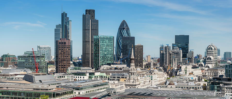 City Of London Square Mile Financial Photograph by Fotovoyager