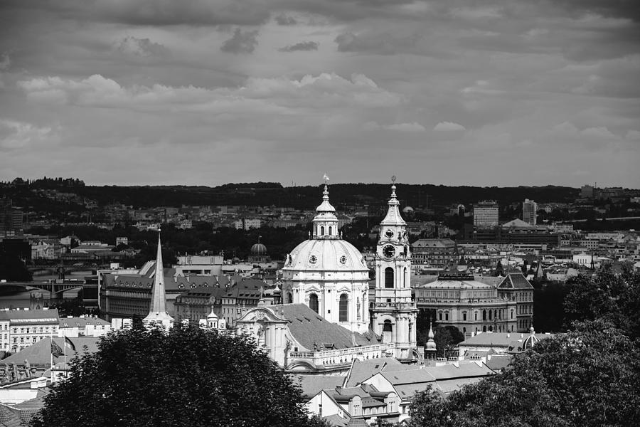 City of Prague in black and white Photograph by Matthias Hauser