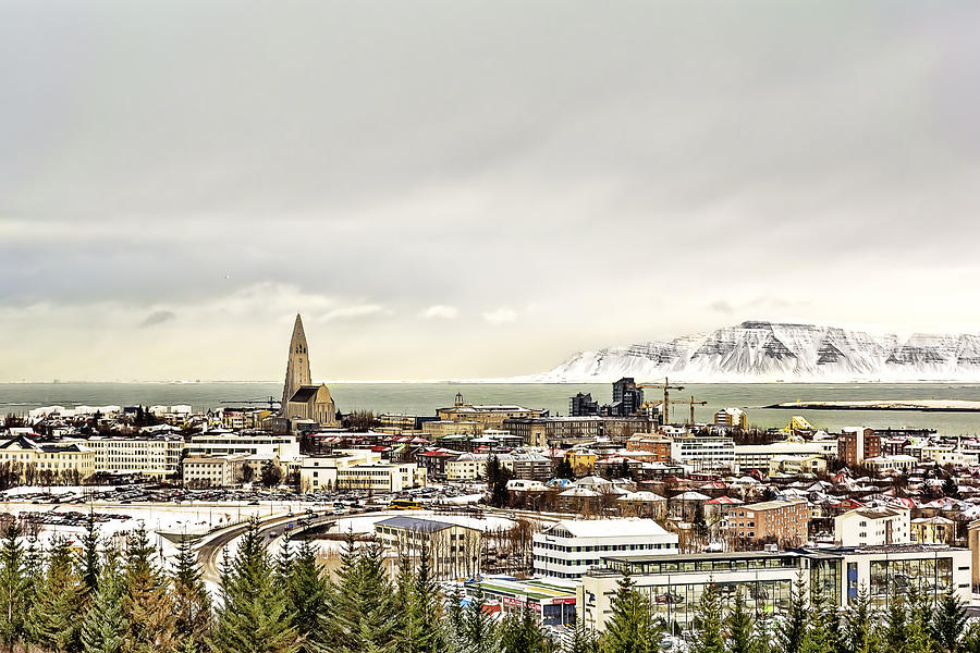 City of Reykjavik  Photograph by Maria Coulson