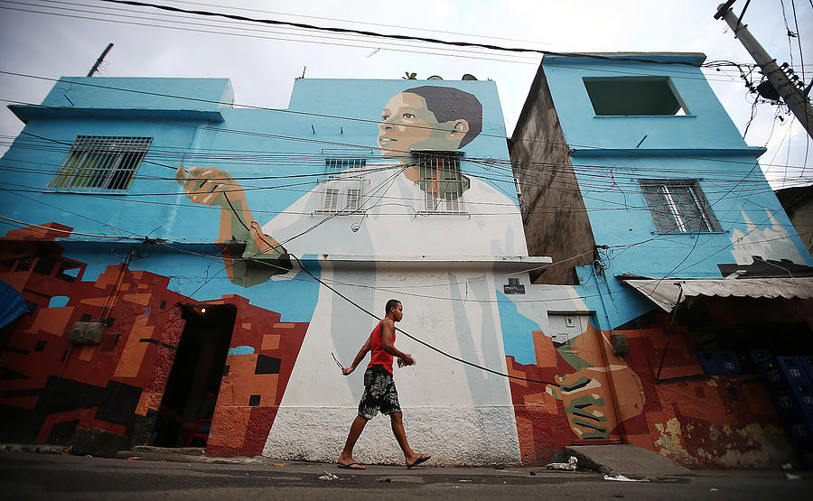 City Of Rio Works To Improve Photograph by Mario Tama