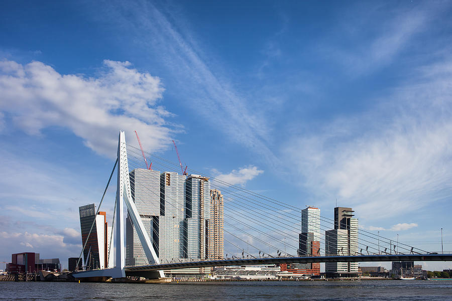 City of Rotterdam Downtown Skyline Photograph by Artur Bogacki