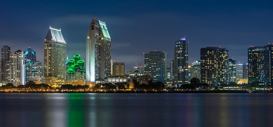 City of San Diego Skyline 2 Photograph by Larry Marshall