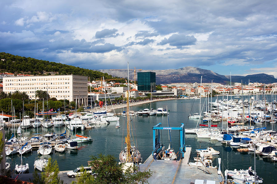 City of Split Port in Croatia Photograph by Artur Bogacki