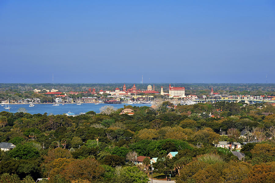 Architecture Photograph - City of St Augustine Florida by Alexandra Till