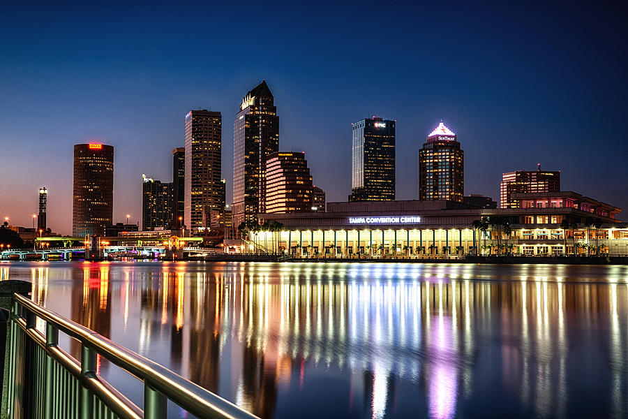 City Of Tampa Skyline Photograph by Michael White