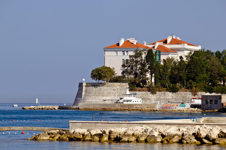 City of Zadar walls and waterfront Photograph by Brch Photography