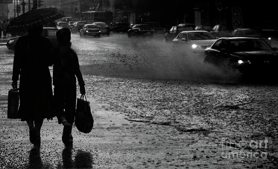 City Rain Photograph by Evgeniy Lankin