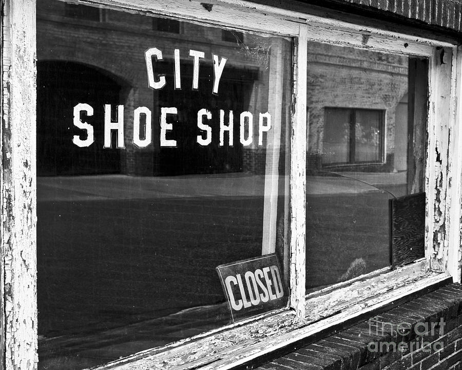 Lexington Photograph - City Shoe Shop 2 by Patrick Lynch