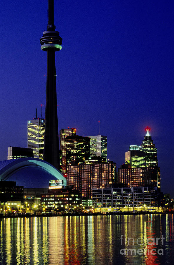 City Skyline Of Toronto Photograph by Adam Sylvester