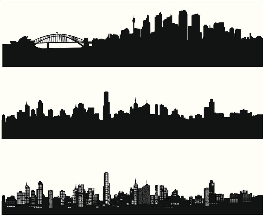 City skylines Drawing by LockieCurrie City skylines Drawing by LockieCurrie