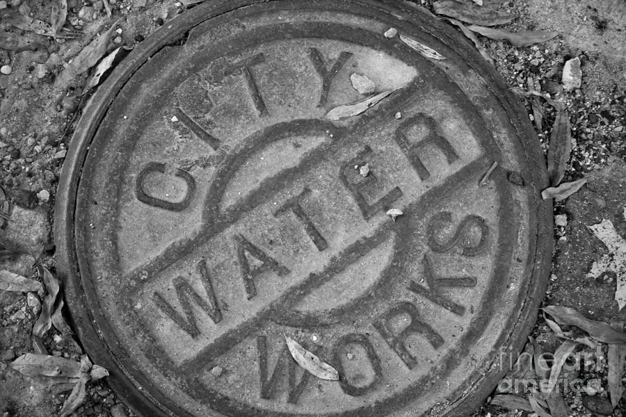 Black And White Photograph - City Water Works by John Hassler