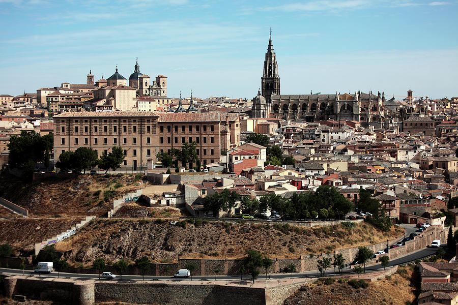 City With Toledo Cathedral In Photograph by Bruce Yuanyue Bi