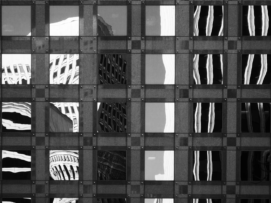 Citygrid - Black and White Photograph by Jessica Levant