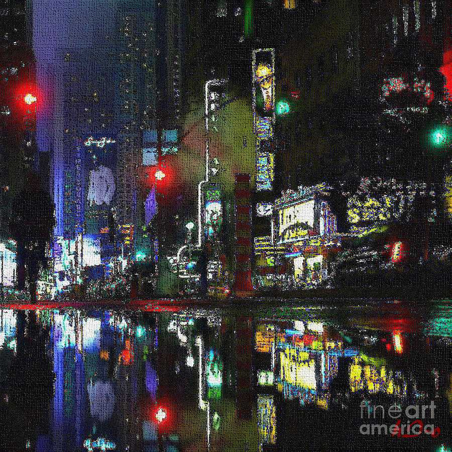 City Digital Art - Citylights by Ha Imako