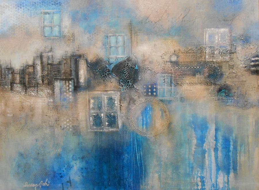 Cityscape 1 Painting by Susan Goh