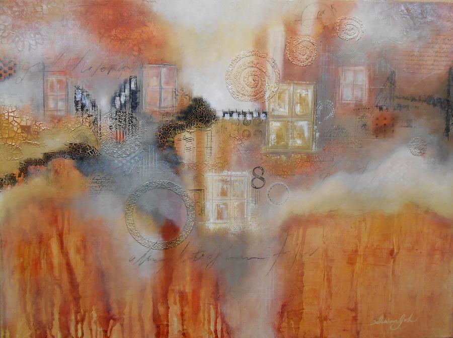 Cityscape 2 Painting by Susan Goh