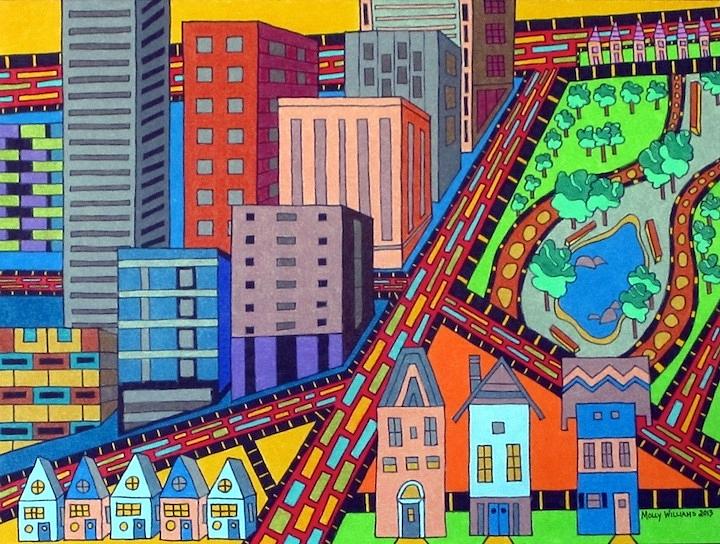 Cityscape by Molly Williams Cityscape by Molly Williams