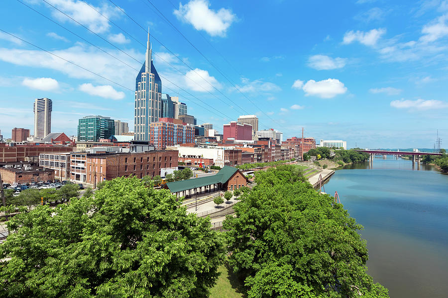 Cityscape Nashville Tennessee Skyline Photograph by Jodijacobson
