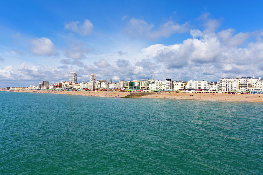 Cityscape Of Brighton, Sussex, England Photograph by Werner Dieterich