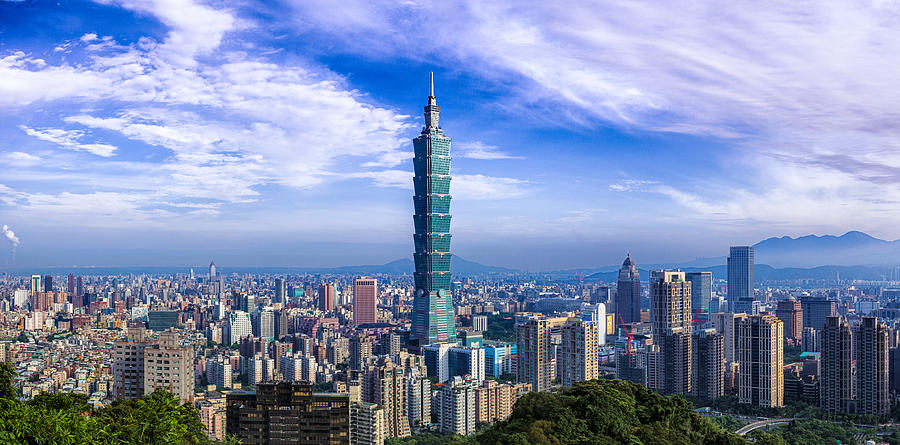 Cityscape of Central of Taipei , Taiwan Photograph by GoranQ